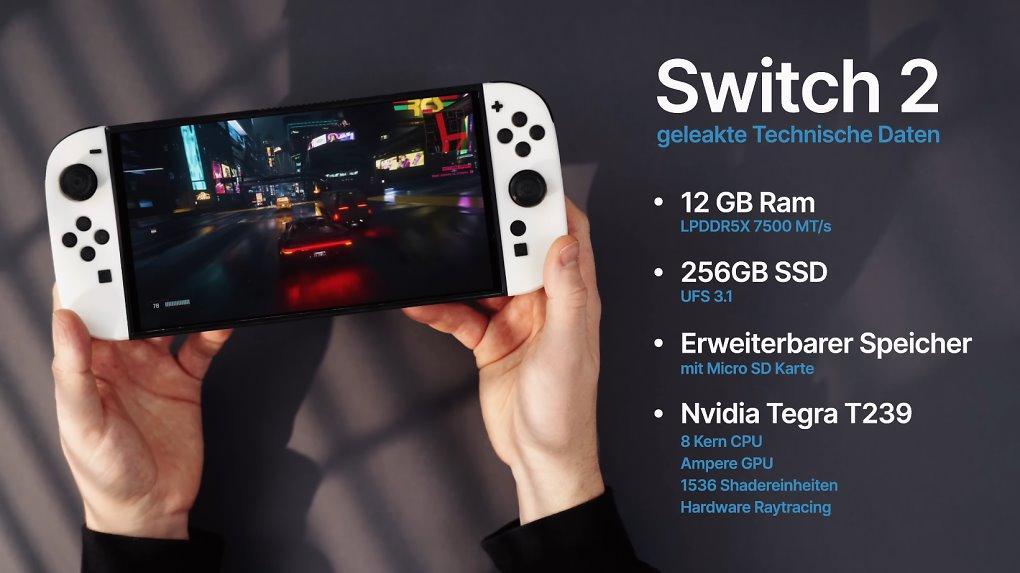 Nintendo Switch 2: Technische Spezifikationen im Überblick